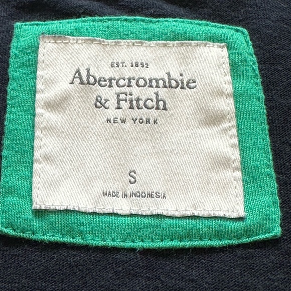 Navy blue Abercrombie Muscle Tee - Picture 5 of 7